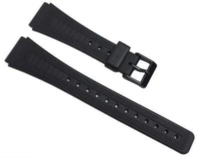 Produktbild von Casio Uhrenarmband 18mm Resin schwarz AQ-48, AQ-51, F-84W