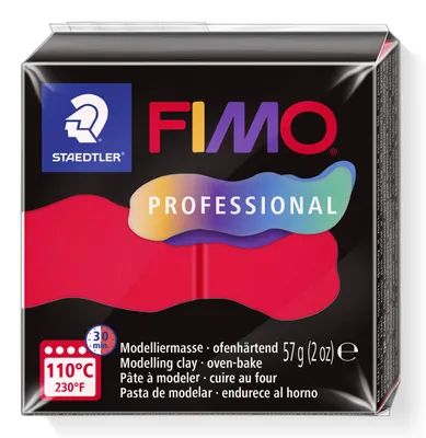 Zdjęcie produktu dla Staedtler FIMO 8040, Glinka do modelowania, Czerwony, Dorosły/dziecko, 1 szt., Chłopak, dziewczyna, 1 kol.