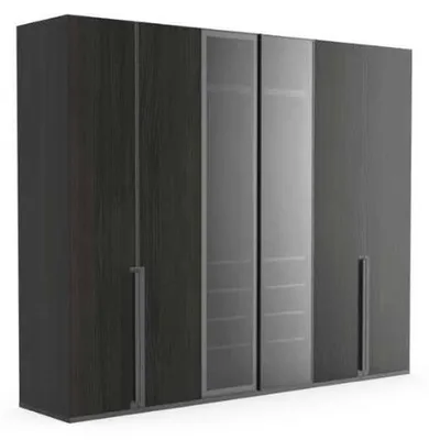 Produktbild von Kleiderschrank Schrank Schlafzimmer Schränke Schwarze Modern Holz Neu