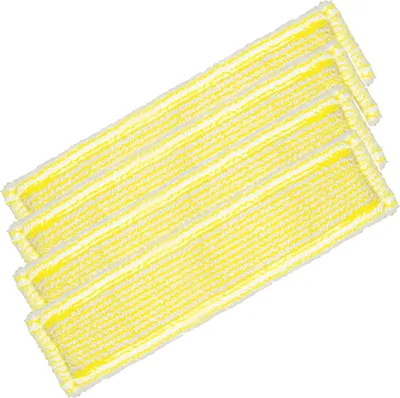 Produktbild von Mikrofaser Wischbezug Fenstersauger Ersatzteile Ersatzpads, 4 Stück Fensterreiniger Ersatzteile, Gelber Ersatzmikrofaser, Wischmopppad für Fenstersauger ersatzteile.