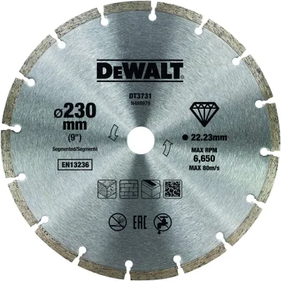 Image de Disque fritté segmenté Ø230x22,2mm DEWALT DT3731-QZ pour matériaux de construction/béton