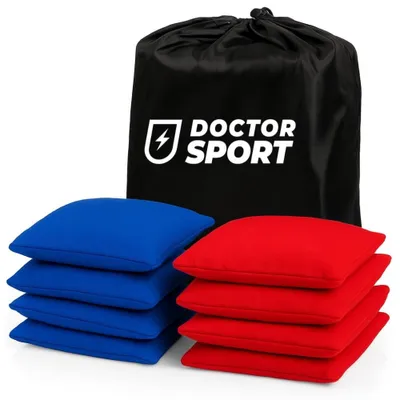 Zdjęcie produktu dla Zestaw 8 toreb do gry w cornhole – idealny do gier na świeżym powietrzu