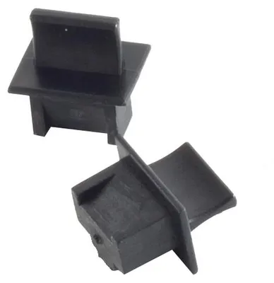 Produktbild von Helos RJ45 Blindstopfen schwarz VPE 100