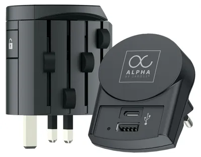 Produktbild von Skross Alpha mit Europe USB Charger A/C Universal Reiseadapter, Weltweit