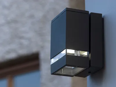 Obrázok produktu pre LED vonkajšie nástenné svietidlo liaty hliník hranaté IP44 H. 15cm Fasádne osvetlenie nástenné svietidlo
