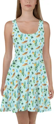 Produktbild von Mr. & Mrs. Panda Damenkleid Regentage Design S - Weiß - Geschenk, Wald, A-Linien-Kleid, Blätter, Jerseykleid, Efeu, Aquarell, Natur, Eiche, Shirtkleid, Damen-Sommerkleid