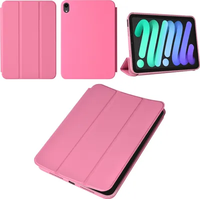 Image de iPad Mini 2021 Book Case Tablet Cover - Rose - Smart Case