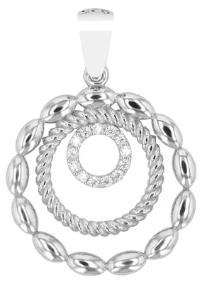 Produktbild von Akzent Damen Anhänger Djamila "Djamila" aus 925 Sterlingsilber, rhodiniert, langlebig