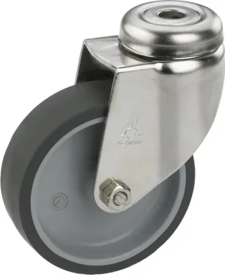 Produktbild von Lenkrolle mit Rückenloch 50 x 18 mm, Tragkr. 40 kg