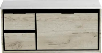 Obrázek produktu pro Koupelnová skříňka pod umyvadlo Sanox Loft craft oak 101 x 47 x 46 cm