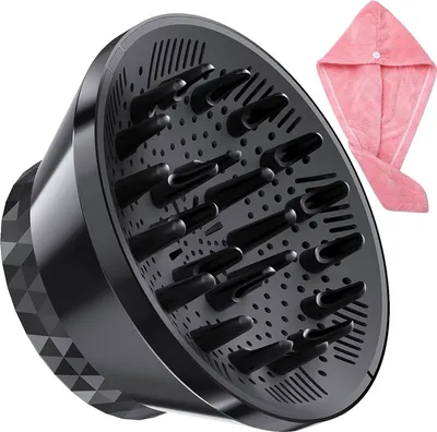 Produktbild von Universal Haar Diffusor, Diffusor f?hn, Diffuser Haare, Faltbar Diffusor F?hn Aufsatz, Anpassungsf?hig fš¹r Schlag Trockner mit Dš¹se 1,65-3,14 Zoll fš¹r lockiges Oder Welliges Haar Styling