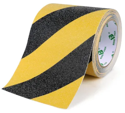 Immagine prodotto di Nastro antiscivolo, 5 m x 150 mm, colore giallo e nero