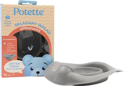 Produktbild von Potette Silikon-Einlage: Ihr Begleiter beim Töpfchentraining, Hygiene und Komfort für kinder, Einfach sauber und tragbar, ideal für unterwegs
