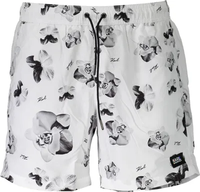 Image de KARL LAGERFELD BEACHWEAR Maillot de bain homme textile blanc SF4735 - Taille : M
