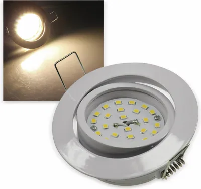Immagine prodotto di ChiliTec Luce da incasso LED Flat-32 bianco caldo 80x32mm, 5W, 470lm, corpo bianco