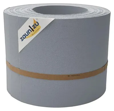 Produktbild von Sichtschutzstreifen zaun|zu PREMIUM 10x Einzelstreifen 2,55m für Doppelstabzaun Fenstergrau,10x 2,55m