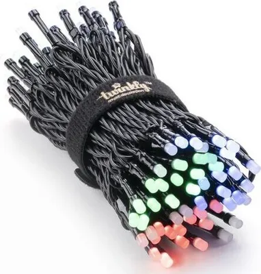 Produktbild von Twinkly Lichterkette Strings 100 LED Multicolor Outdoor 8m schwarz