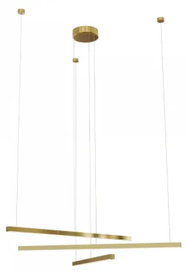 Zdjęcie produktu dla Lampa wisząca LED 36W złota TRIO III P0474D MaxLight