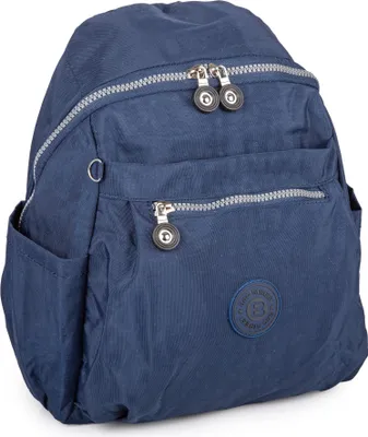 Produktbild von Bag Street Damen Herren Stadtrucksack Leicht Stoffrucksack Dunkelblau