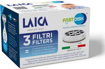 Immagine prodotto di Laica Fast Disk Disco Filtrante Filtro per Acqua 3 Pezzi