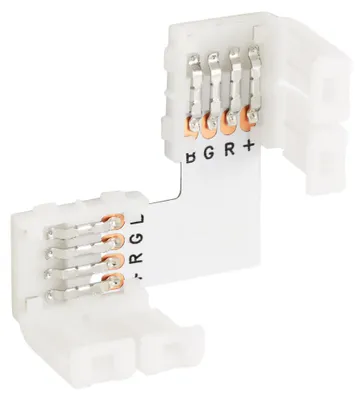 Produktbild von LED RGB Strip Eckverbinder Schnellverbinder Steckverbinder L Verbinder 5050