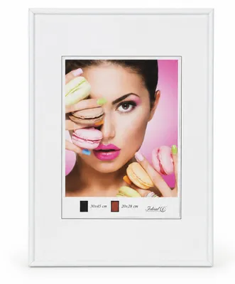 Produktbild von Photo Style Kunststoff Bilderrahmen Fotorahmen Wanddeko Collage Foto Poster - Farbe: Weiß | Format: 30x45