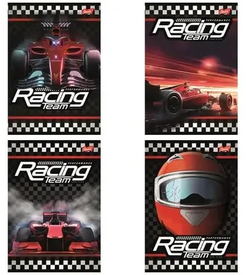Immagine prodotto di Quaderno A5/32 pagine a quadretti Racing Team (15 pezzi) - UNIPAP