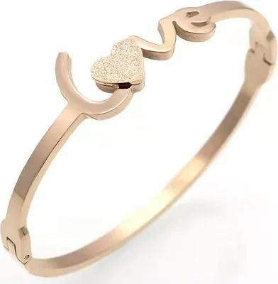 Produktbild von LO-15180 Damenarmband in Gold/Rosa - Eleganter Schmuck KP15180