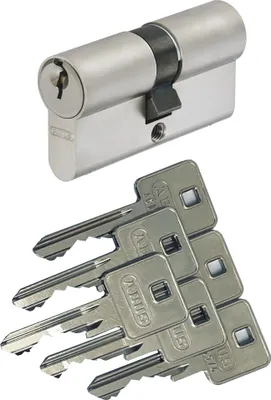 Produktbild von ABUS A93 Doppelzylinder 30/35mm mit 6 Schlüssel, mit Not-u. Gefahrenfunktion und Bohrschutz, Profil C73 C83