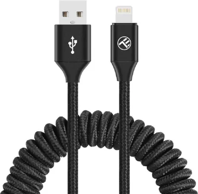 Produktbild von Tellur TLL155396, 1,8 m, Lightning, USB A, Männlich, Männlich, Schwarz