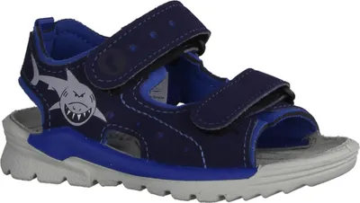 Produktbild von Ricosta Surf 4500103170 Nautic/Azur Kinder Sandale Weit NEU - Kinderschuhe Lauflernschuhe Gr. 18 - 26, Blau