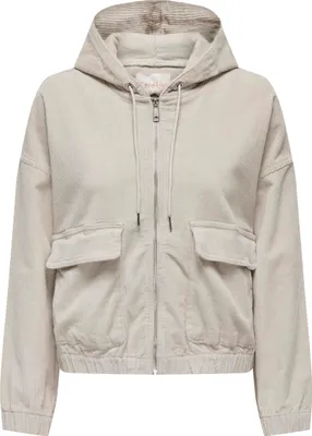 Produktbild von ONLY Cordjacke mit Kapuze Lässige Jacke für den urbanen Look Größe: XL