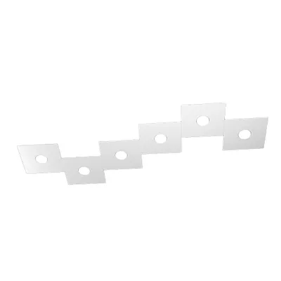 Immagine prodotto di Applique Moderna Eccentric Metallo Grigio 6 Luci Gx53