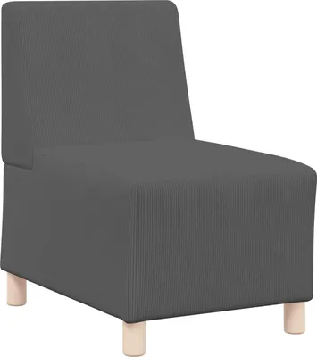 Zdjęcie produktu dla | Modułowa sofa bez podłokietników | Ciemnoszary 55 x 74 x 82 cm