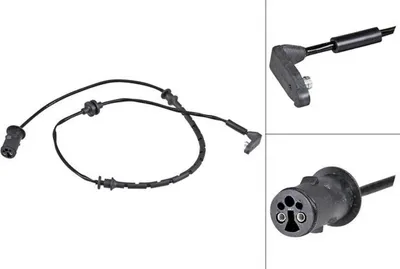Produktbild von A.B.S. 39583 Warnkontakt Bremsbelagverschleiß 720mm für OPEL ZAFIRA B (A05) Astra G CC (T98) Zafira A (T98) Astra G Caravan (T98) ASTRA G Cabriolet