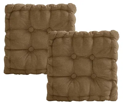 Image de Lot de 2 coussins d'assise épais, 40 x 40 cm