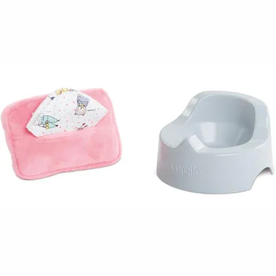 Produktbild von COROLLE - Topf und Wischtuch für Babypuppe 30cm