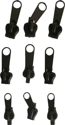 Produktbild von INF Reißverschlussläufer für Reißverschluss 9er-Pack