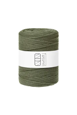 Produktbild von Dunkelgrün Baumwoll-Flechtkordel 5mm 100m OUTLET