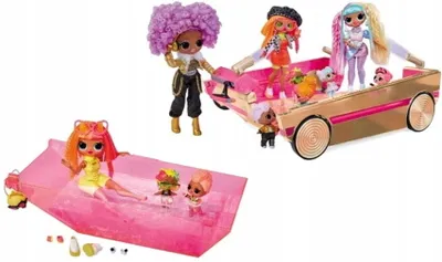 Produktbild von L.O.L. Surprise! 3-in-1 Party Cruiser, Puppenauto, 4 Jahr(e), Batterien erforderlich