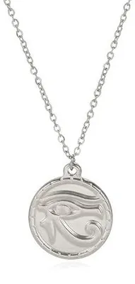 Zdjęcie produktu dla Naszyjnik oko horusa amulet stal nierdzewna dla mężczyzny