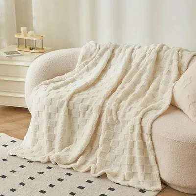 Produktbild von Schwimmende Kissen-Bezug - Weicher Baumwollfleece-Bezug, Beige, Gemütlicher Bezug für Bett, Schlafsofa (Beige, 180X230CM)