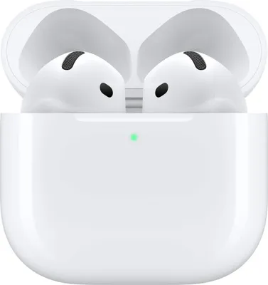 Produktbild von Słuchawki bezprzewodowe Apple AirPods 4, słuchawki Bluetooth, spersonalizowany dźwięk 3D, ochrona przed potem i wodą, etui ładujące USB-C, chip H2, do 24 godzin odtwarzania