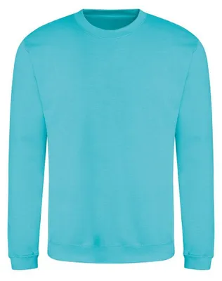Productafbeelding van Awdis - Uni sweatshirt voor heren/dames, model LT3068 (maat L) (Turquoise/Surfblauw)