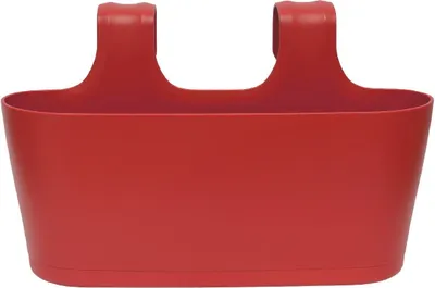 Produktbild von Balkon Blumenkasten oval zum Hängen Rot