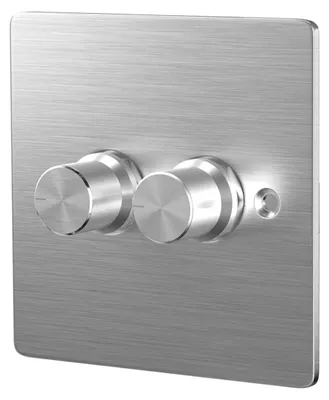 Productafbeelding van Dimmerschakelaar, 12 V, DC 12 V-24 V, RV, dubbele regelaar