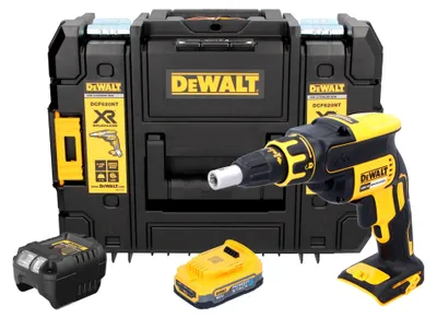 Zdjęcie produktu dla Akumulatorowa wkrętarka do suchej zabudowy DeWalt DCF 620 NT 18 V 30 Nm bezszczotkowa + TSTAK - bez akumulatora, bez ładowarki