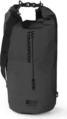 Produktbild von Where Tomorrow PVC dry bag - Style 02 - 20L - schwarz