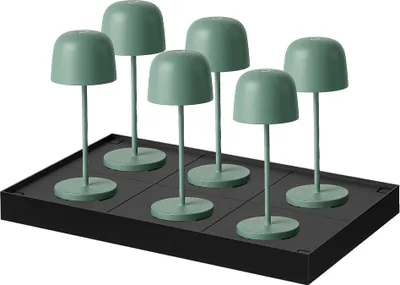 Produktbild von Set Mit 6 Tischlampen Mit Fuß SOPHIA h28cm