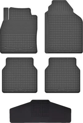 Produktbild von Gummi Fußmatten Set Für: Mazda 2 Ii (2007-2015) Gummimatten Schwarz